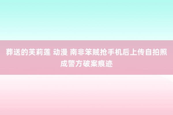 葬送的芙莉莲 动漫 南非笨贼抢手机后上传自拍照成警方破案痕迹