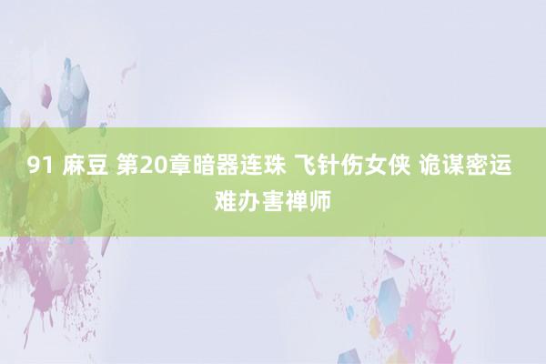 91 麻豆 第20章　暗器连珠 飞针伤女侠 诡谋密运 难办害禅师